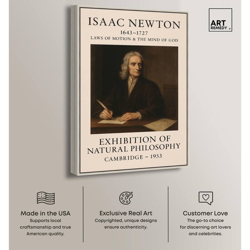Newtonian Mind Canvas by Art Remedy