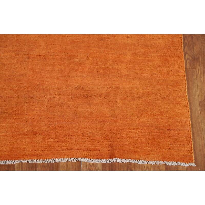 Modern Gabbeh Oriental Area Rug Handmade Living Roomwool Carpet - 4'8" x 6'7"