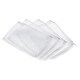 preview thumbnail 1 of 2, Filter Media Bags 18x13cm 2 mm Hole 6 Pack Mesh Bags with Zipper White