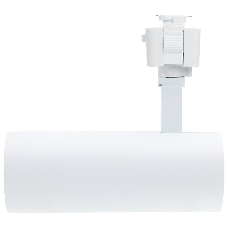 20W LED Track Head 48 Degree Beam Spread J-Style Track 5 CCT Selectable Matte White - Matte White