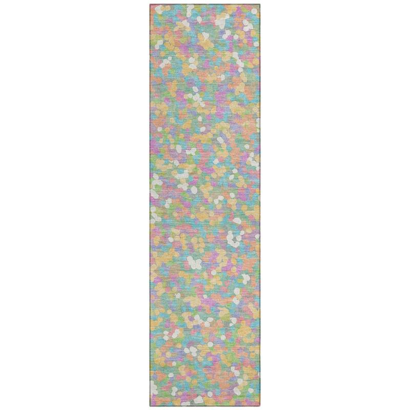 Machine Washable Indoor/ Outdoor Contemporary Halia Chantille Rug