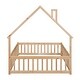 preview thumbnail 11 of 55, Full House-Shaped Floor Bed