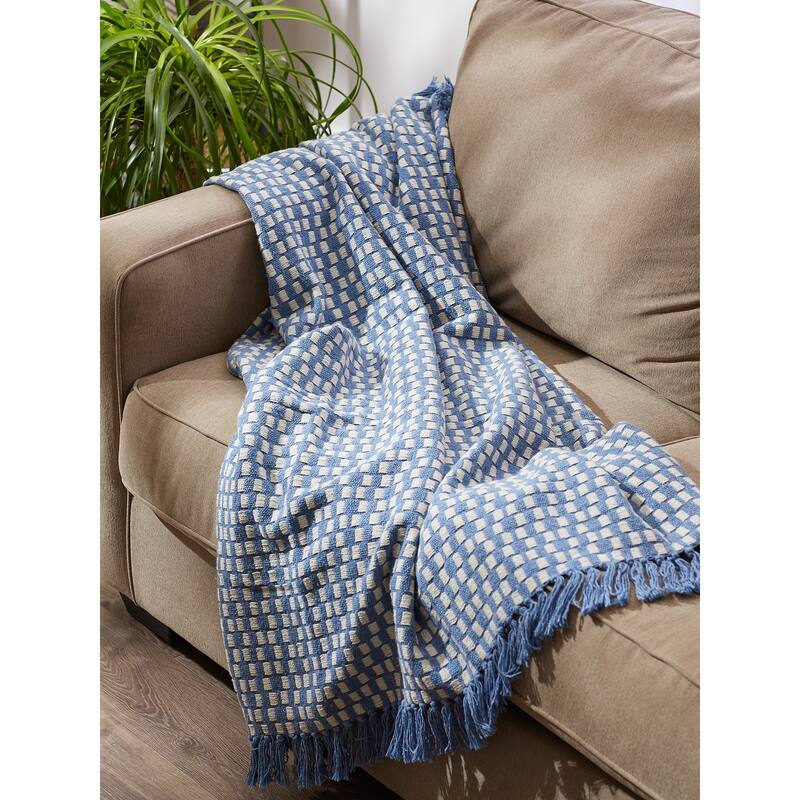 DII Stone Urban Check Throw
