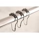 preview thumbnail 18 of 17, Edenscape Roller Ball Shower Curtain Rings (12 pcs/set)