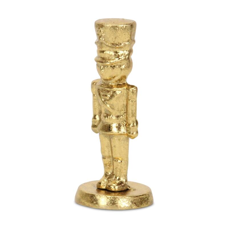 Clara Gold Cast Iron Nutcracker Figurine