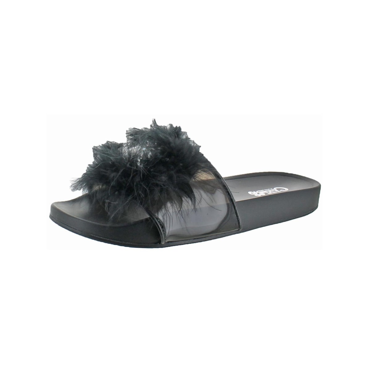 carlos santana feather sandals