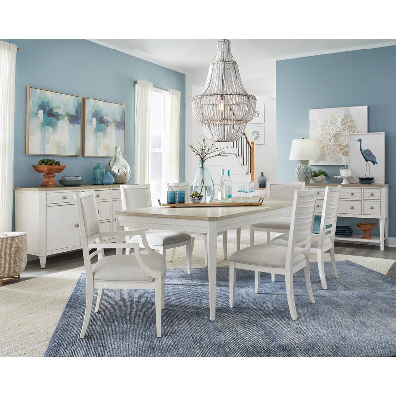 Salt Life Home Echo Isles Sea Pearl And Driftwood Sideboard - 54''W x 20''D x 36''H