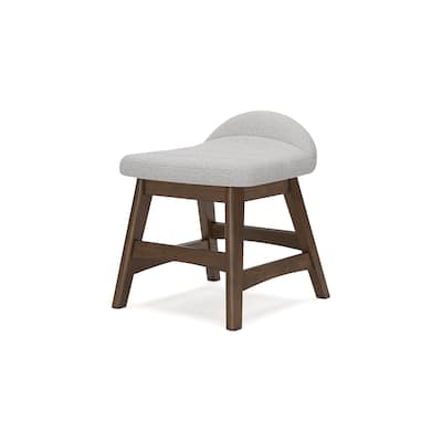 Signature Design by Ashley Lyncott Light Gray/Brown Home Office Desk Chair - 19.13" W x 20.13" D x 22.13" H