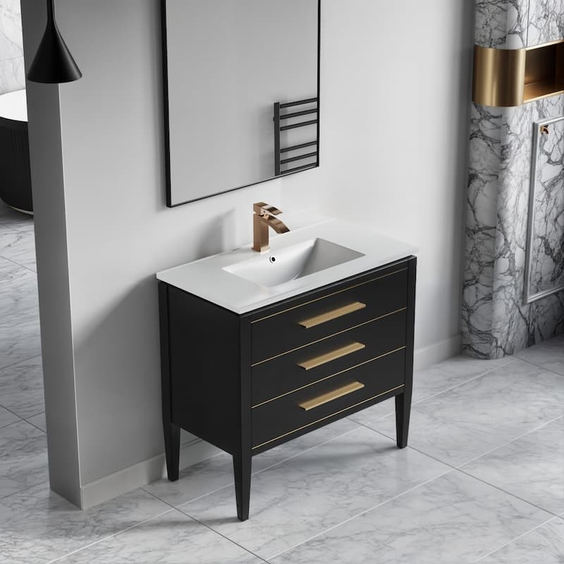 Ayer 36" Single Bathroom Vanity Set - 18D x 36W x 33H