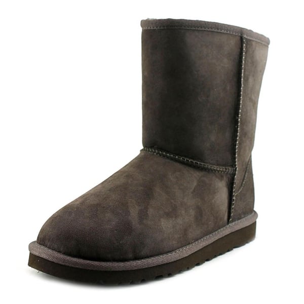 Shop Ugg Australia Kids Classic Youth Round Toe Suede Brown Winter