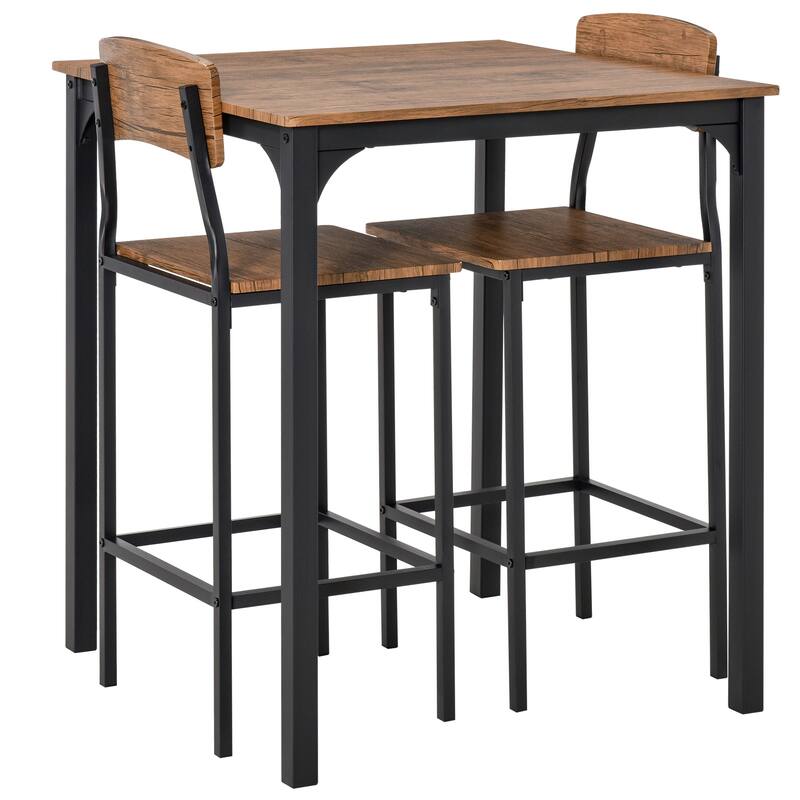 3 Piece Bar Table Set