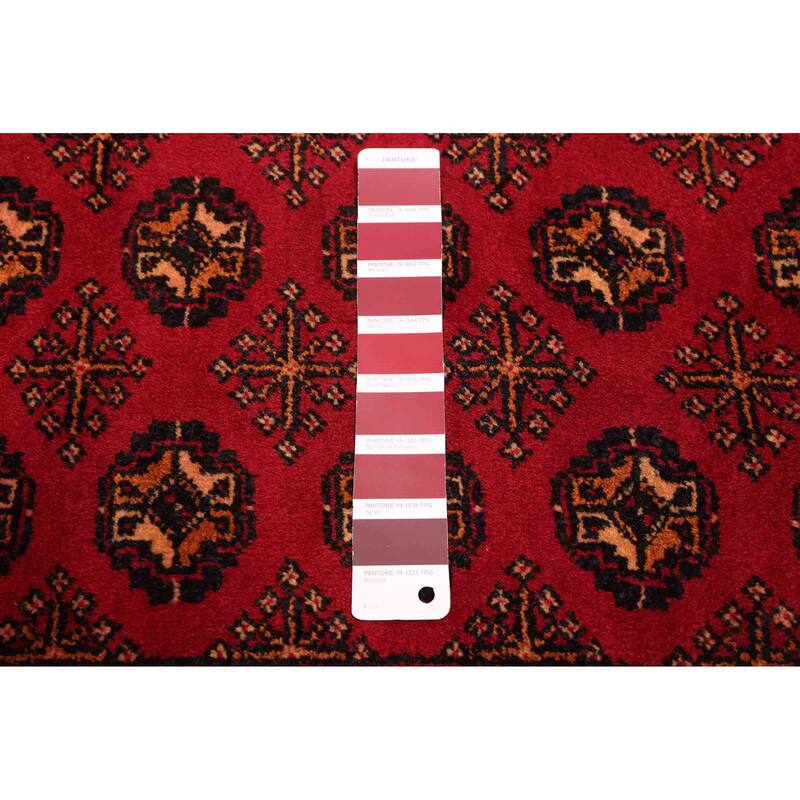 ECARPETGALLERY Hand-knotted Teimani Red Wool Rug - 3'5 x 6'5