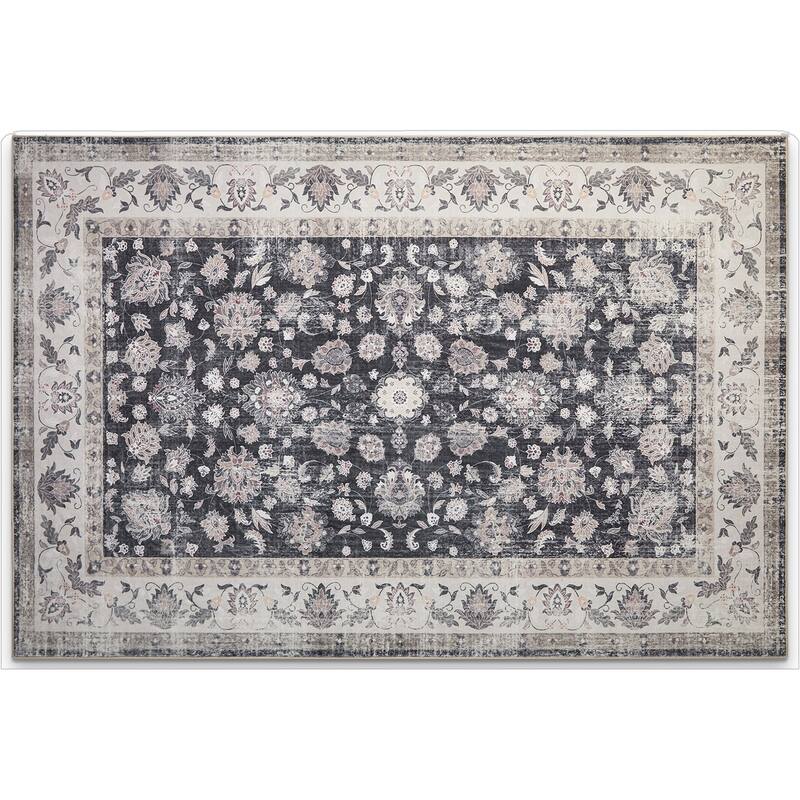 HomeRoots Oriental Casual Rectangle Area Rug