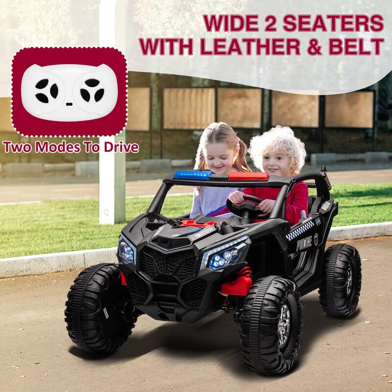 24V 2 Seater Kids Ride on UTV Car w/Remote Control