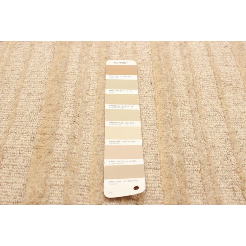 Kashkuli Gabbeh Tan Rug 4'0" x 4'0" - 4'0 x 4'0