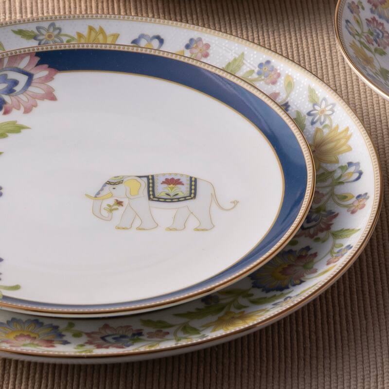 Tusker Garden Set Of 4 Salad Plates, 8.25"