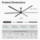 preview thumbnail 22 of 42, 240"/264"/288" HVLS Industrial Ceiling Fan 120V 1-Phase with Aluminum Blades for Warehouse, Factory, Gym, Barn