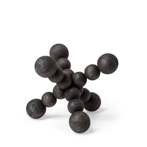 Carollan Black Solid Wood Ball Jack
