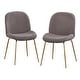 preview thumbnail 6 of 4, Lifestorey Shaun Boucle Dining Chairs (Set of 2)