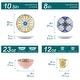 preview thumbnail 3 of 5, Vancasso Boho Porcelain 16-piece Dinnerware Set