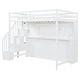 preview thumbnail 22 of 24, Full Over Full Size Murphy Bed with Hydraulic Lift & Desk Design