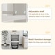 preview thumbnail 8 of 13, Anmytek Robot Vacuum Storage Cabinet with Drawer and Wheels Adjustable Charging Station Organizer