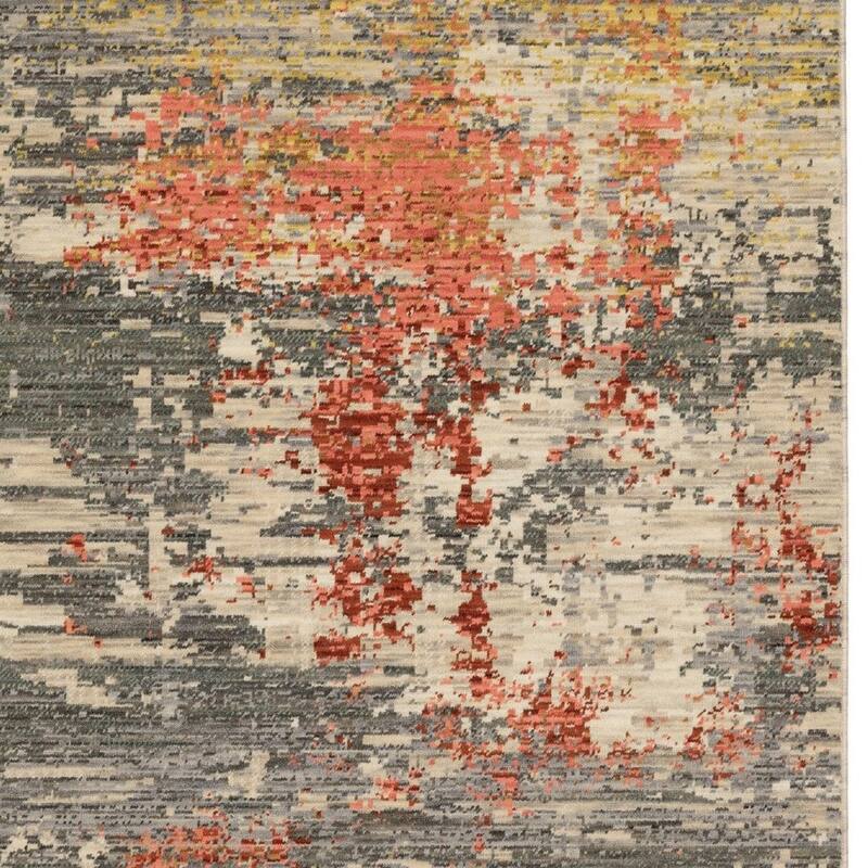 HomeRootsAbstract Modern Rectangle Area Rug