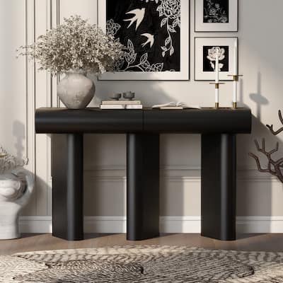 47.6" Modern Painted Entryway Table， Space-Saving Hallway Table,Contemporary Narrow Sofa Table for Living Room,Bedroom