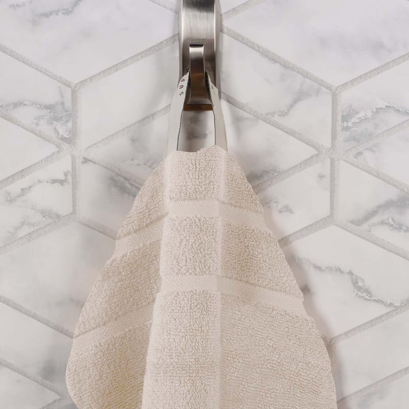Superior Napa Zero Twist Cotton Soft Waffle Hand Towel Set of 6
