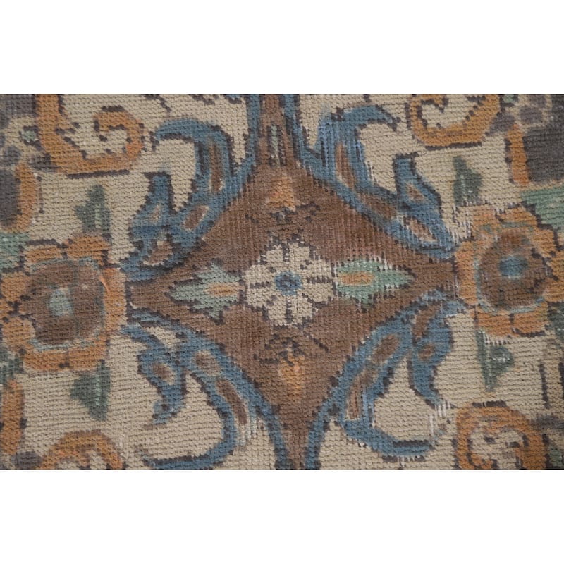 Tabriz Persian Vintage Area Rug Handmade Wool Carpet - 9'9"x 12'5"
