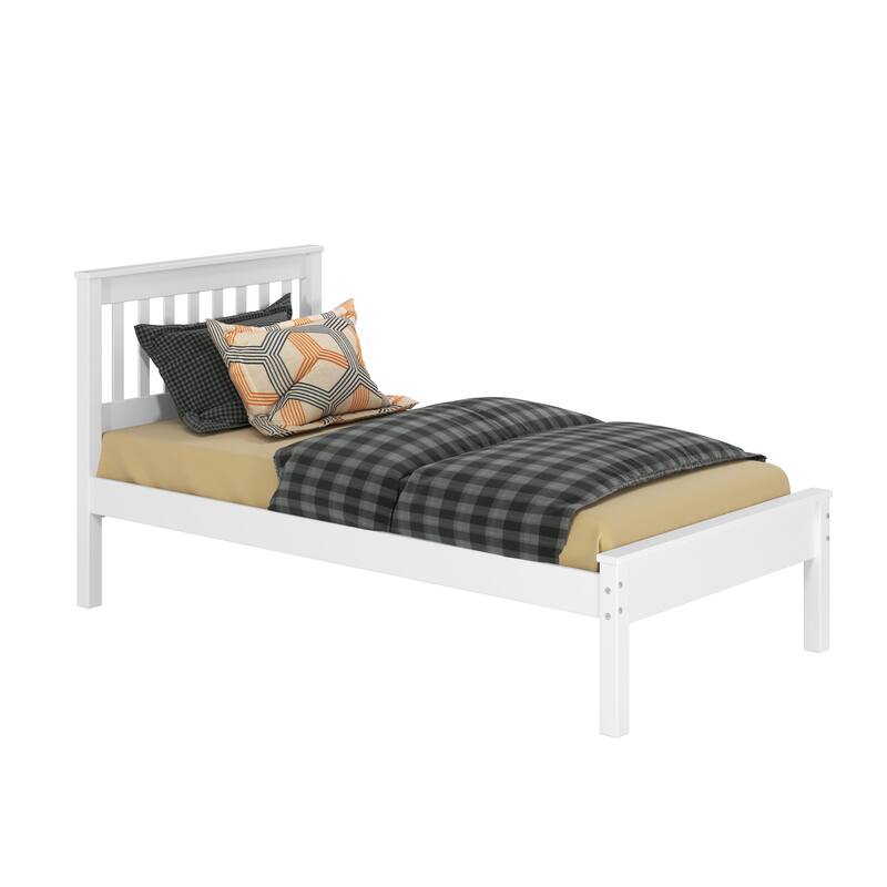 Twin Contempo Bed in White