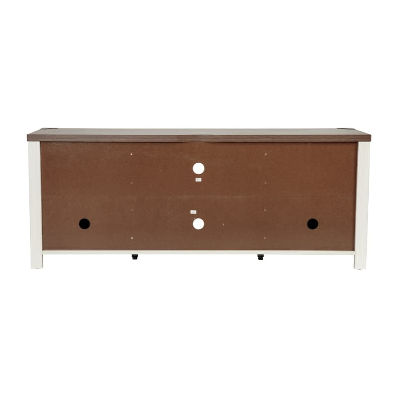 59 Inch Barn Door TV Stand Fits up to 65" TV's with Adjustable Shelf - 59"W x 15.5"D x 23.75"H