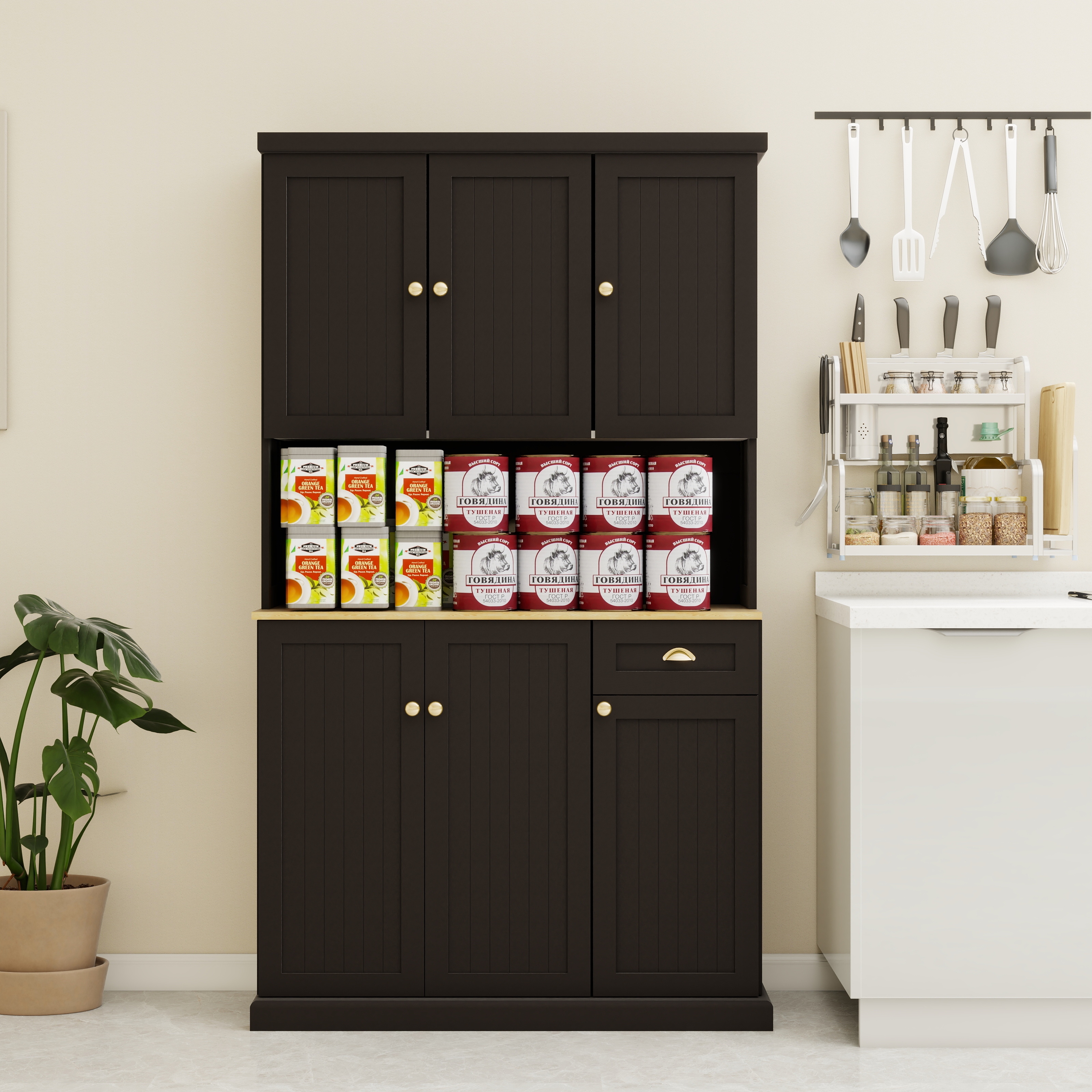Amezquita 71 kitchen pantry discount