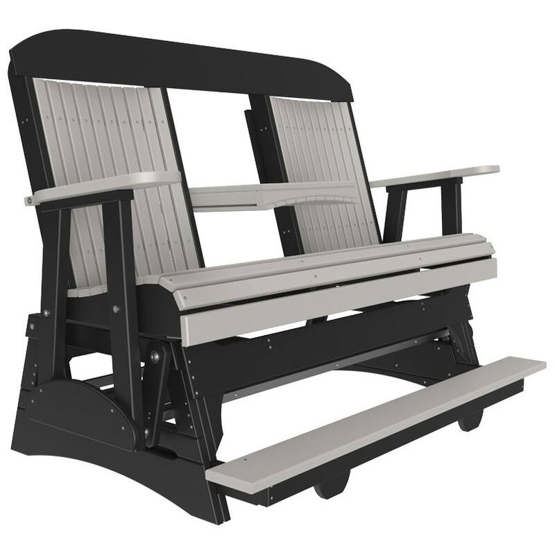 Outdoor All-Weather Poly Lumber Classic Balcony Glider