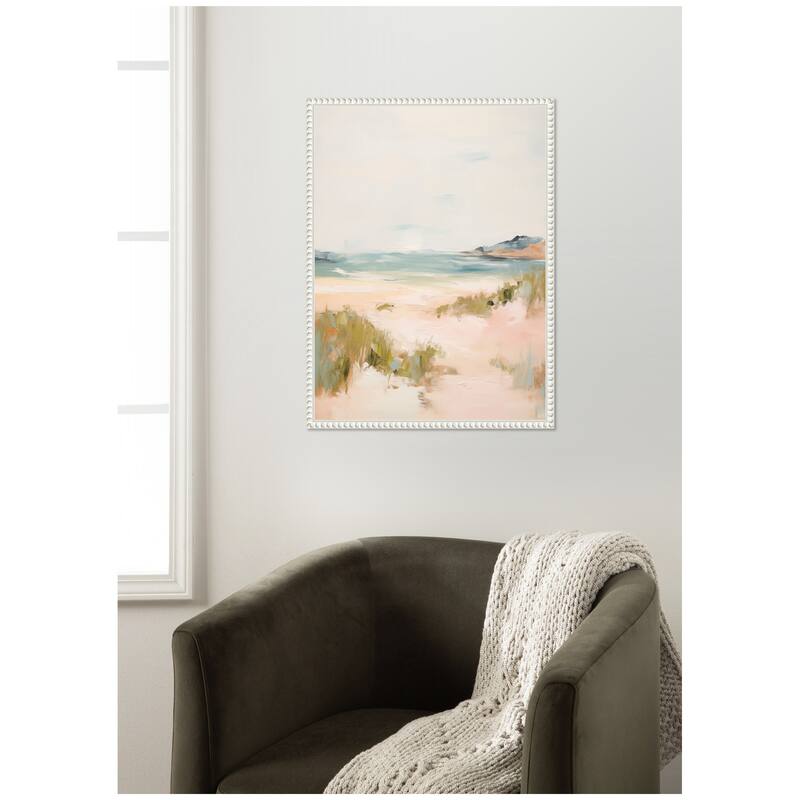 Kate and Laurel Tranquil Landscape V expansion by Amy Lighthall Framed Canvas Wall Art Print
