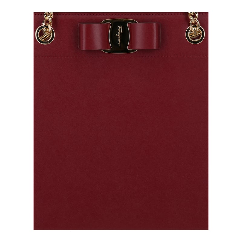Ferragamo Vara Bow Smooth Leather Tote