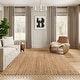preview thumbnail 1 of 9, Nuloom Raleigh Farmhouse Jute Tasseled Area Rug 2' x 3' - Natural