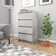 preview thumbnail 17 of 22, vidaX Sideboard Engineered Wood Storage Dresser Side Cabinet Multi Colors Concrete gray