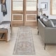 preview thumbnail 48 of 88, Nourison Astra Machine Washable Distressed Area Rug 2' 2" x 10' - Denim/Multi