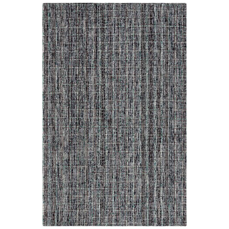 SAFAVIEH Handmade Abstract Jonina Modern Wool Rug - 6' Square - Dark Grey/Brown