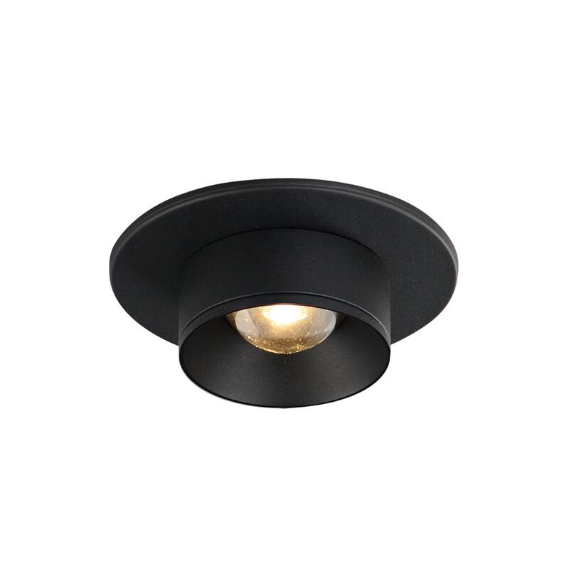 Maxim 86210 Caldera 3" Wide Flush Mount Ceiling Fixture - Black