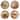 Certified International Pine Forest 10.5-inch Dinner Plates, Set of 4