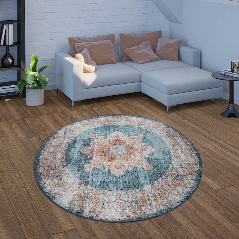In & Outdoor Area Rug Oriental Pattern In modern differnt Colors