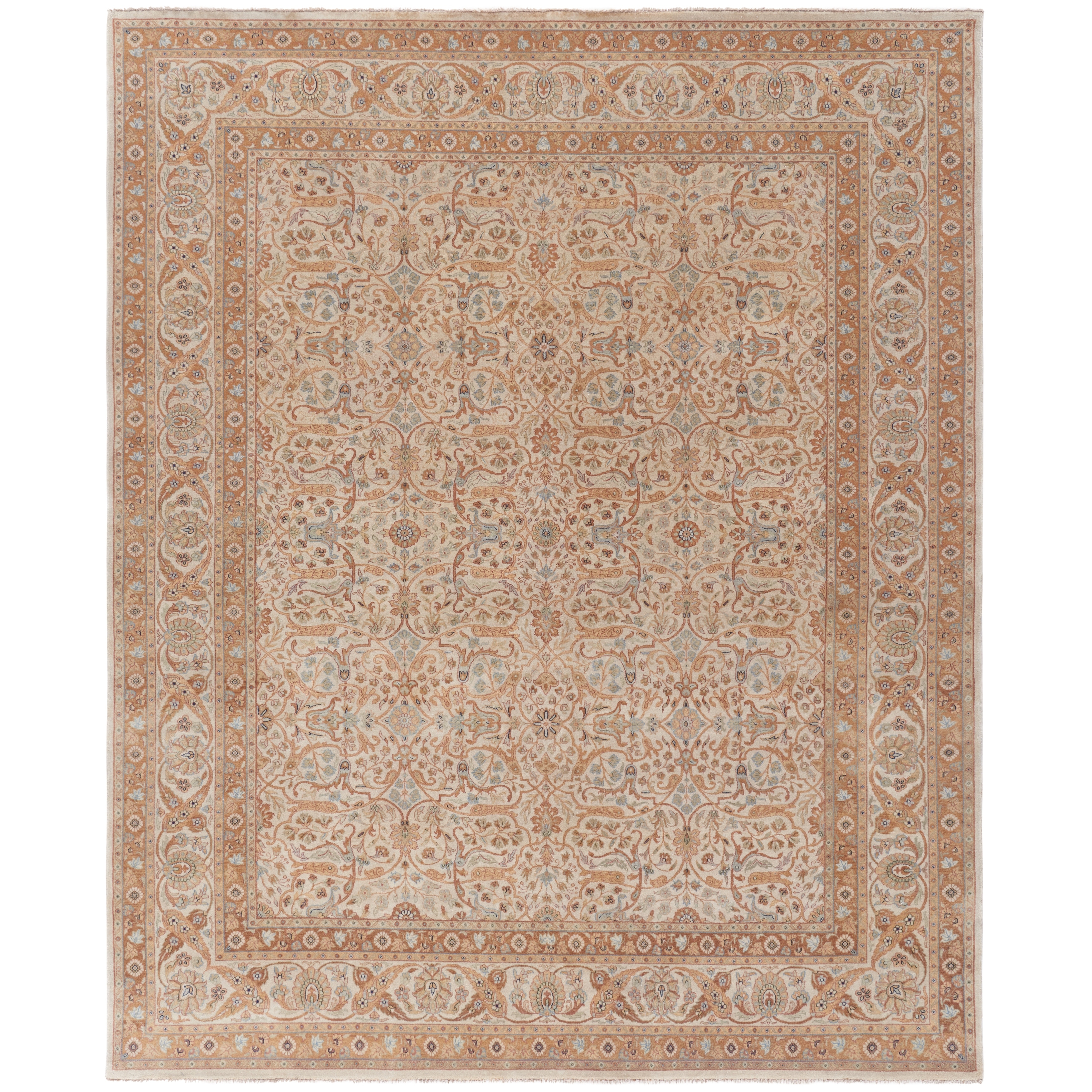 SAFAVIEH Couture Hand-knotted Haj Jalili Phylicia Traditional Oriental Wool Rug with Fringe