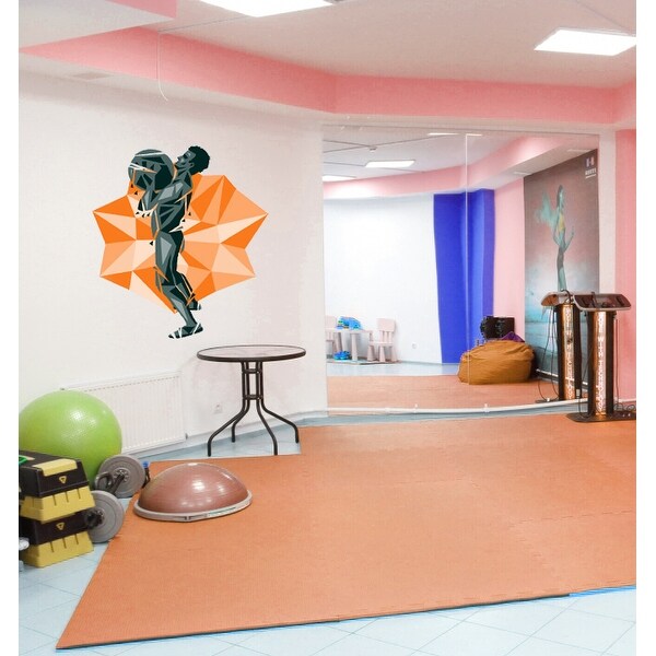 Wall art deals gym
