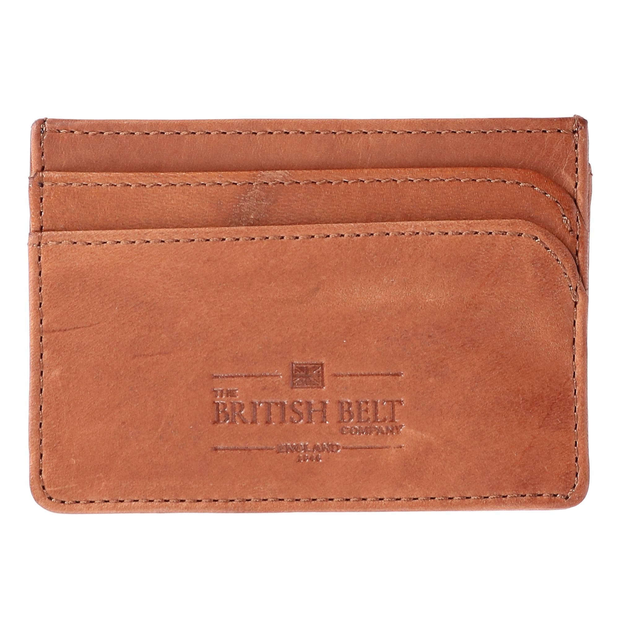 The British Belt Company Mens Langdale Waxed Twill Card Case Wallet