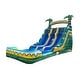 preview thumbnail 5 of 7, HeroKiddo 15' Tropical Breeze Commercial Grade Dual Lane Inflatable Water Slide with Pool and Blower Indoor Outdoor Inflatable