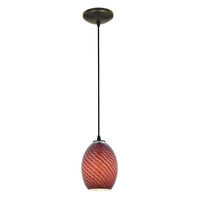 Access Lighting Brandy FireBird 6" Wide Mini Pendant - Cord Hung