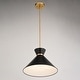 preview thumbnail 10 of 12, Racine Mid-Century Modern Bowtie Pendant Light, LED Compatible