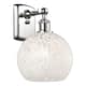 Option Polished Chrome / White Mouchette